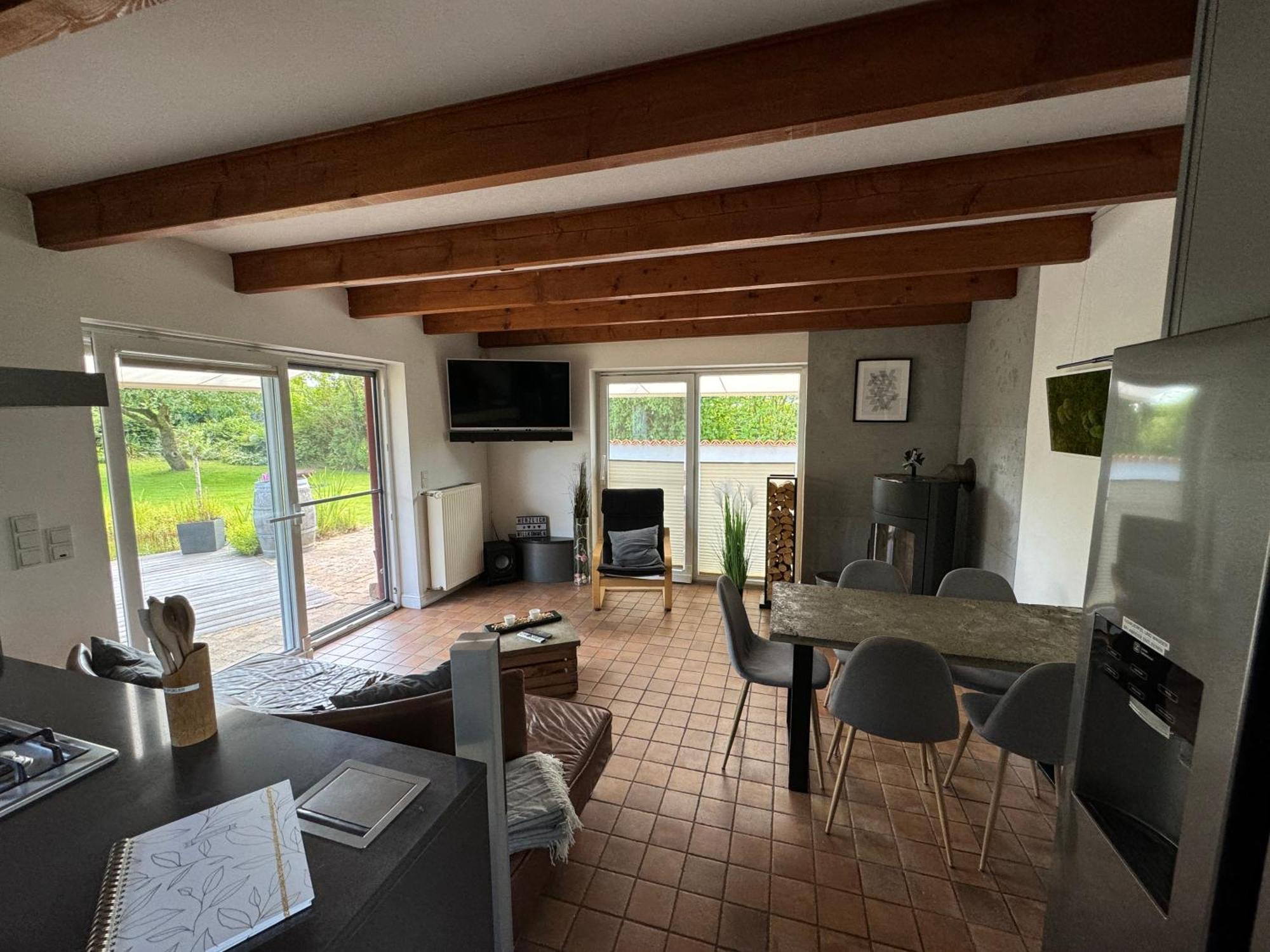 Luxurioeses Ferienhaus Am Ems Jade Kanal Sande Kültér fotó